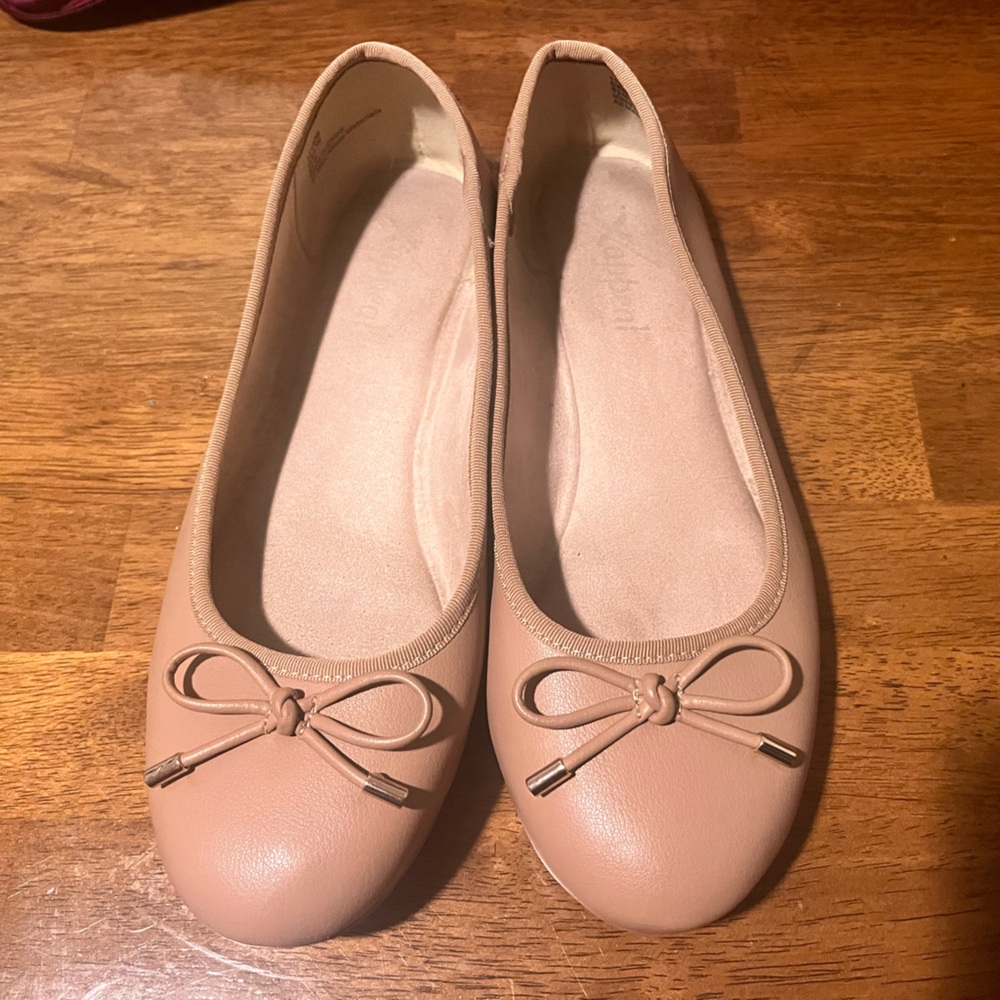 Elegant Nude Ballet Flats